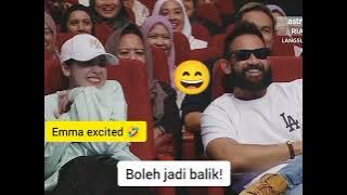 malu2 shila amzah sharnaaz ahmad diusik kak lina.