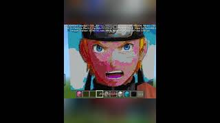 Naruto Pixel Art 🎨 Minecraft #shorts #viral #art #shortvideo