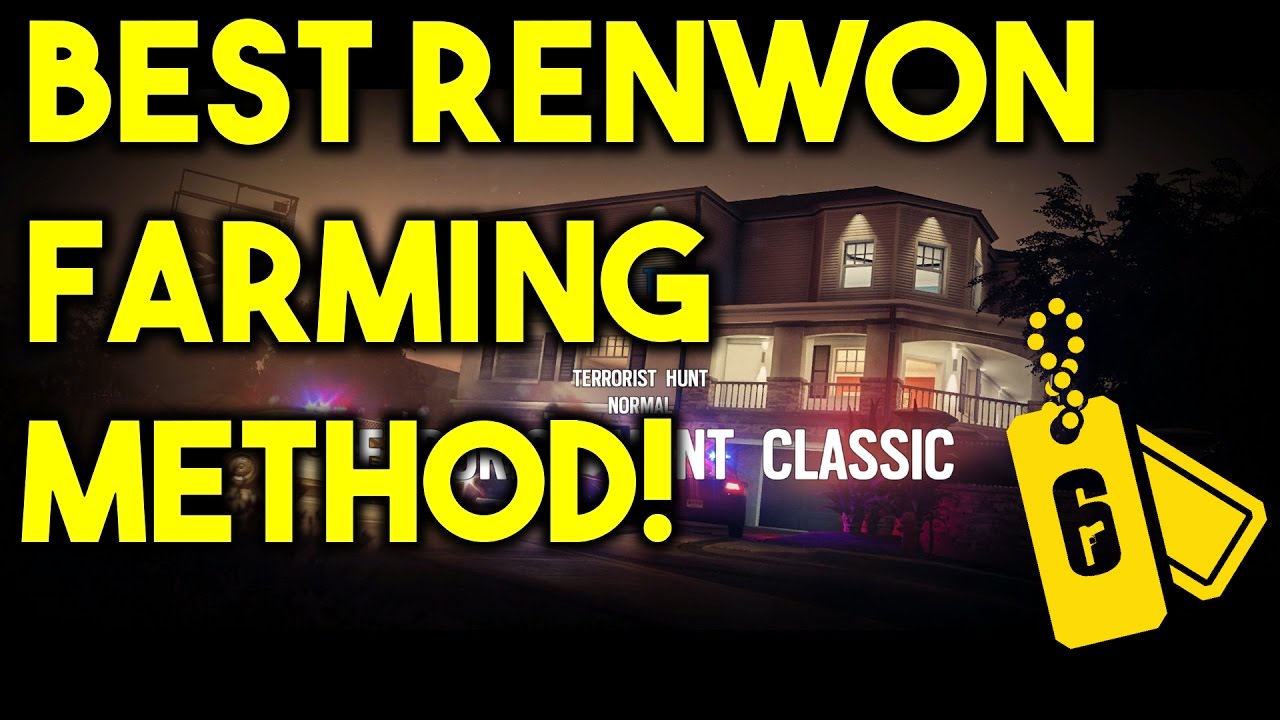 Rainbow Six Siege: RENOWN FARM METHOD 2017 (OUTDATED) 