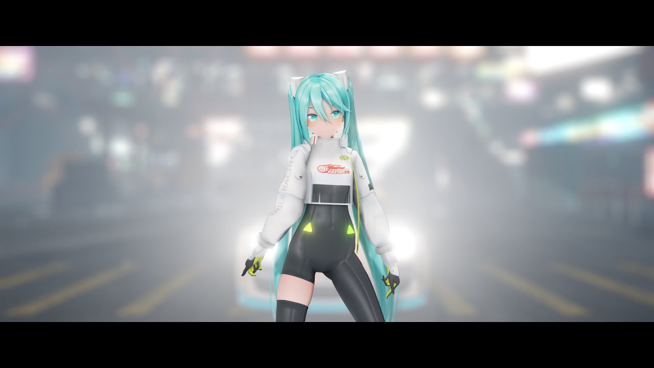 【4K|初音ミクMMD】「ヒアソビ」-YYB式初音ミク