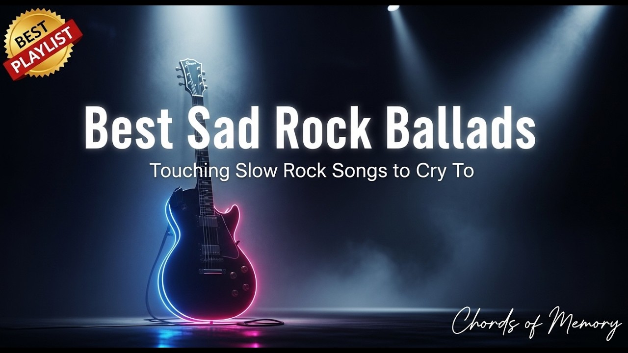Touching Slow Rock Tunes 🎸 | Sad English Rock Songs to Cry To