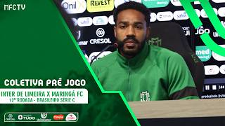 Coletiva pré-jogo -  Moisés Egert e Wendel Lomar - Inter de Limeira x MFC - 12ª Rodada Série C 2026