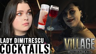 Lady Dimitrescu Inspired Cocktails | Resident Evil Village | Sophie Orchard