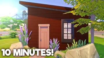 10 MINUTE BUILD CHALLENGE (its actually cute) || The Sims 4