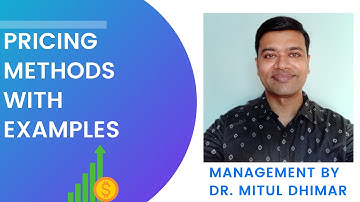 Different Pricing methods (7 methods) / Different types of Pricing strategies / service marketing