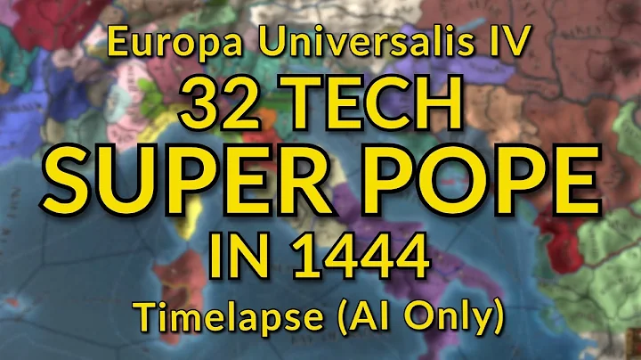EU4 But I gave the Pope 32 Tech in 1444 (AI Timelapse)