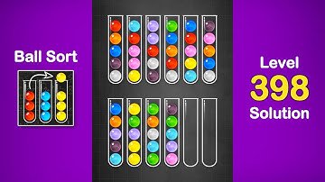 Ball Sort Puzzle Solution Level 398