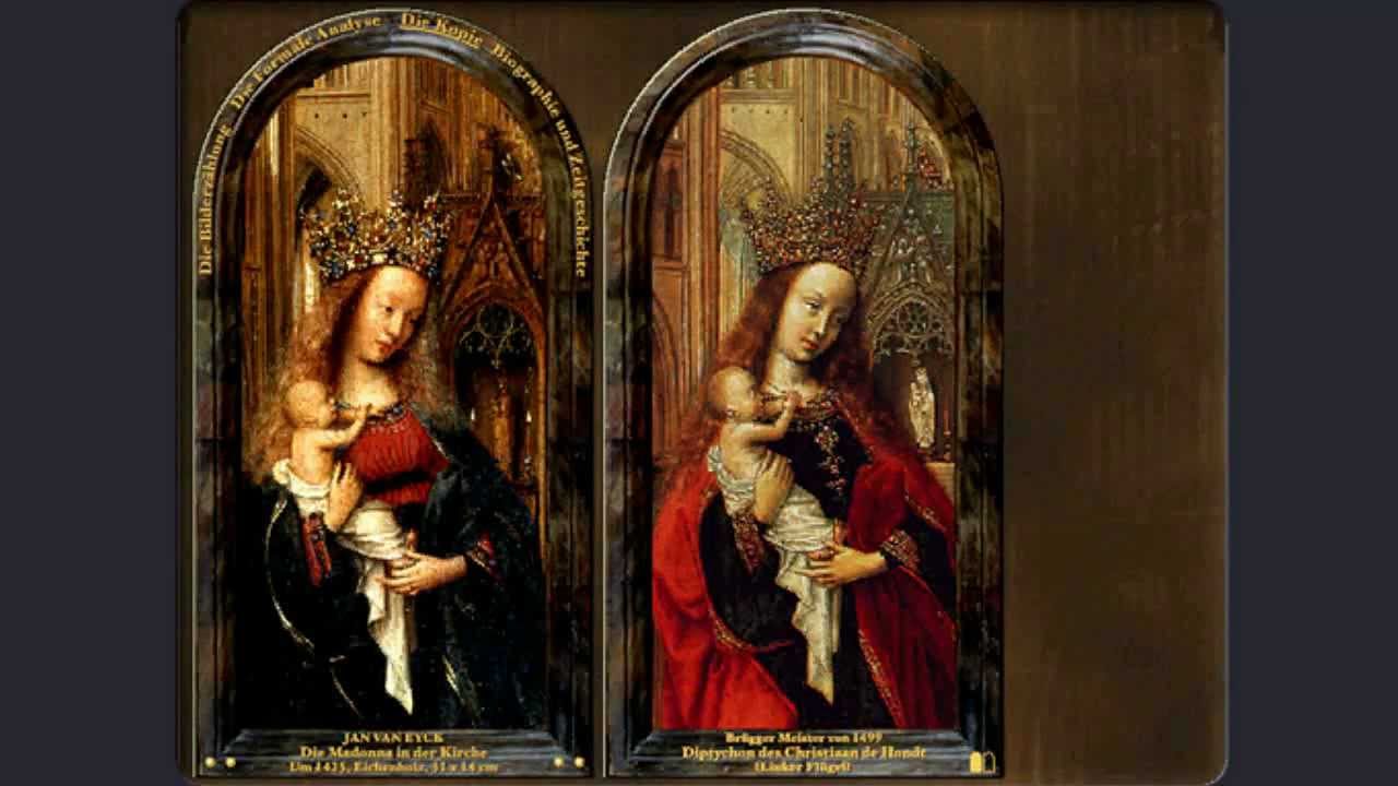 Jan van Eyck: Die Madonna in der Kirche (Gemäldegalerie Berlin) - YouTube