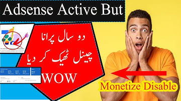 Youtube Monetization Disable Problem Solevd || Adsense Active But Channel Monetization Disable