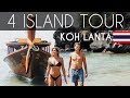 FOUR ISLAND TOUR on PRIVATE LONGTAIL BOAT - KOH LANTA THAILAND