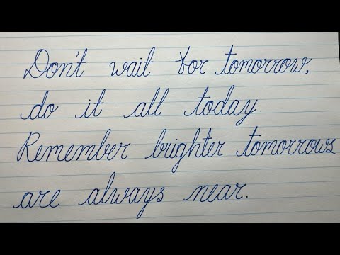 Motivational & inspirational thought | Beautiful Handwriting | Cursive ...