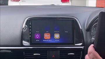 Lumina Audio BTN 300 fitted to Mazda CX5, 9 inch display with Apple CarPlay and Android Auto.