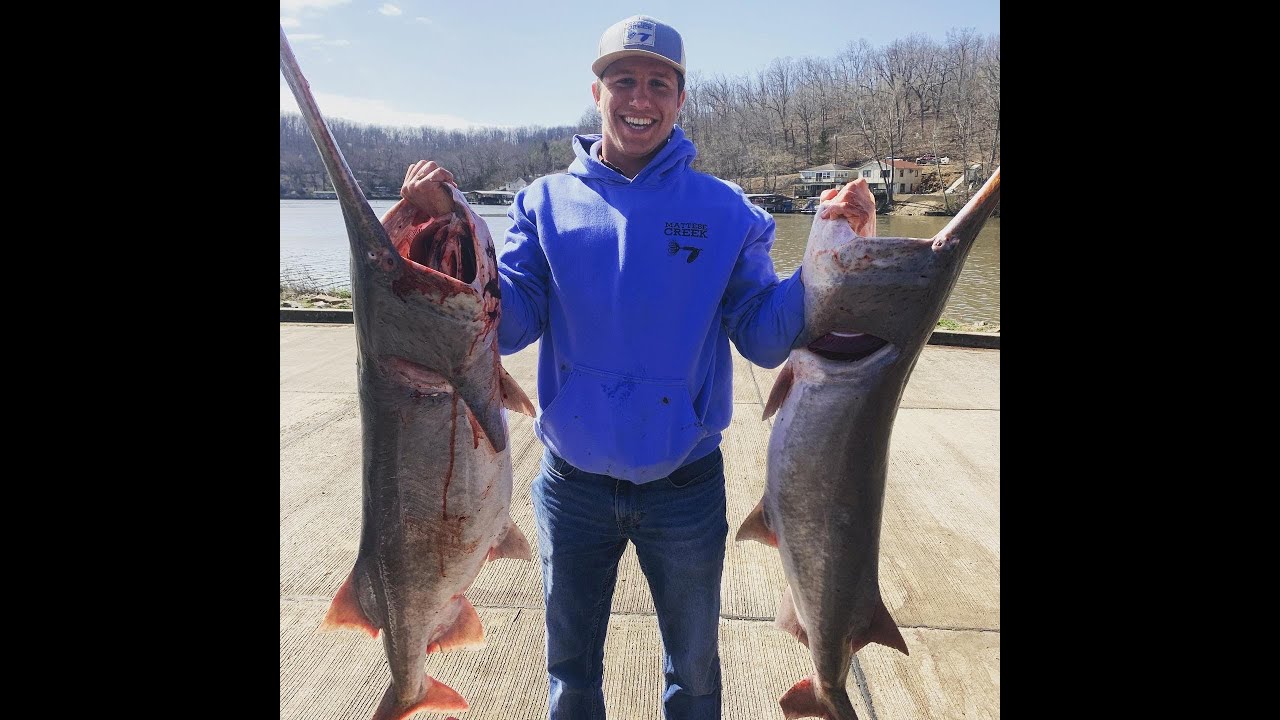 Spoonbill Fishing!!! Lake of the Ozarks 2021 YouTube