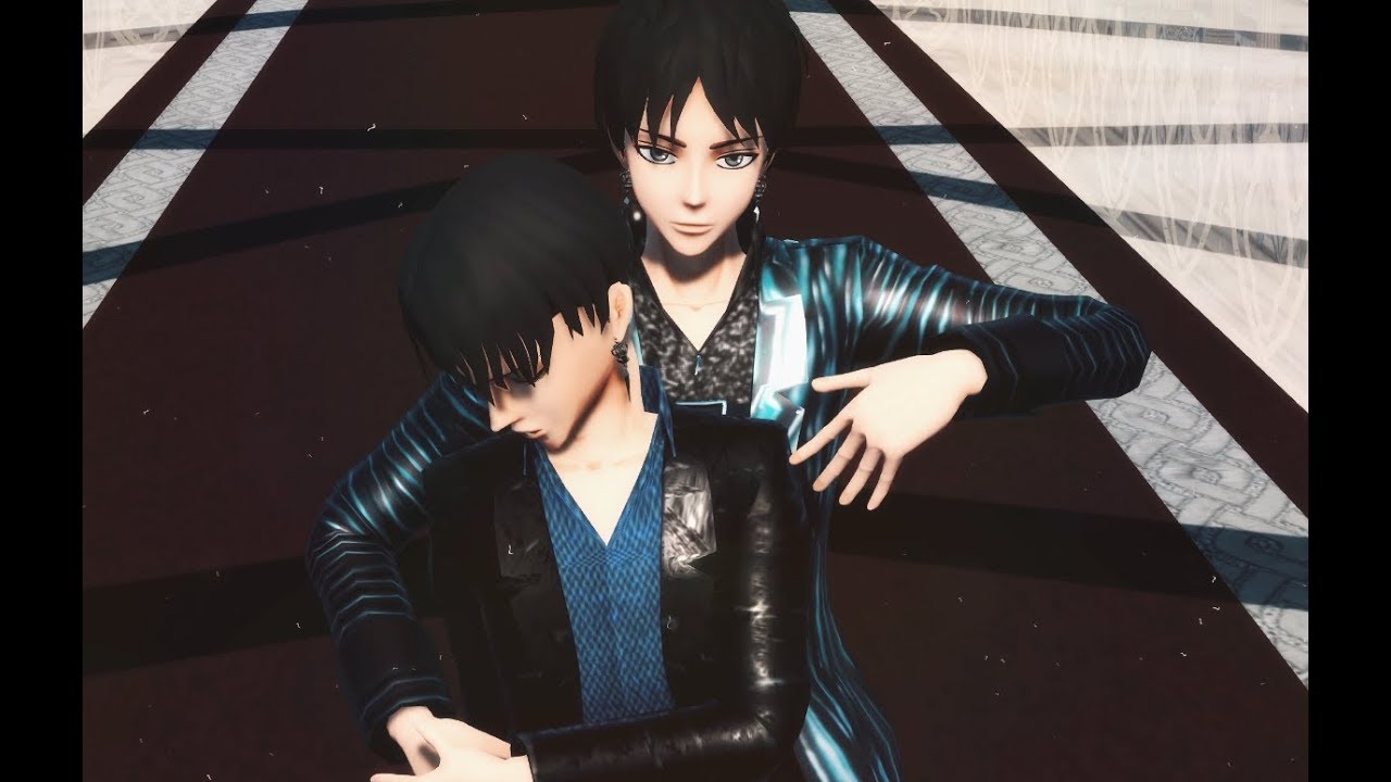 【進撃のMMD】リヴァイ兵長とエレンでカンタレラ【2Kテスト】