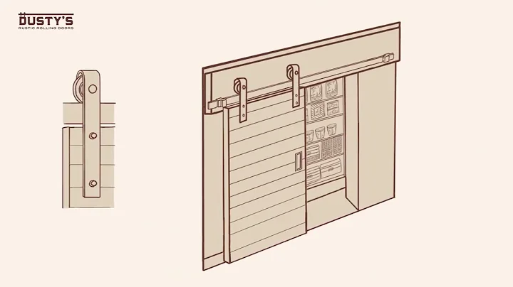Single-Track Bypass Barn Door Hardware Kit Explainer