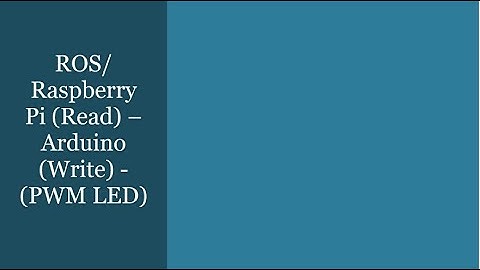 ROS-enabled Raspberry Pi / Arduino: Serial Communication Experiment (1)