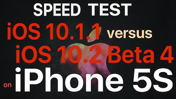 iPhone 5S : iOS 10.1.1 vs iOS 10.2 Beta 4 / Public Beta 4 Speed Test Build # 14C82