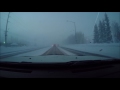 Driving in Fairbanks Alaska in -52F below zero in a dodge charger