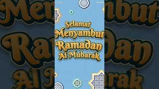 Selamat Menyambut Ramadan #bulan puasa #fasting #ramadhan #allah