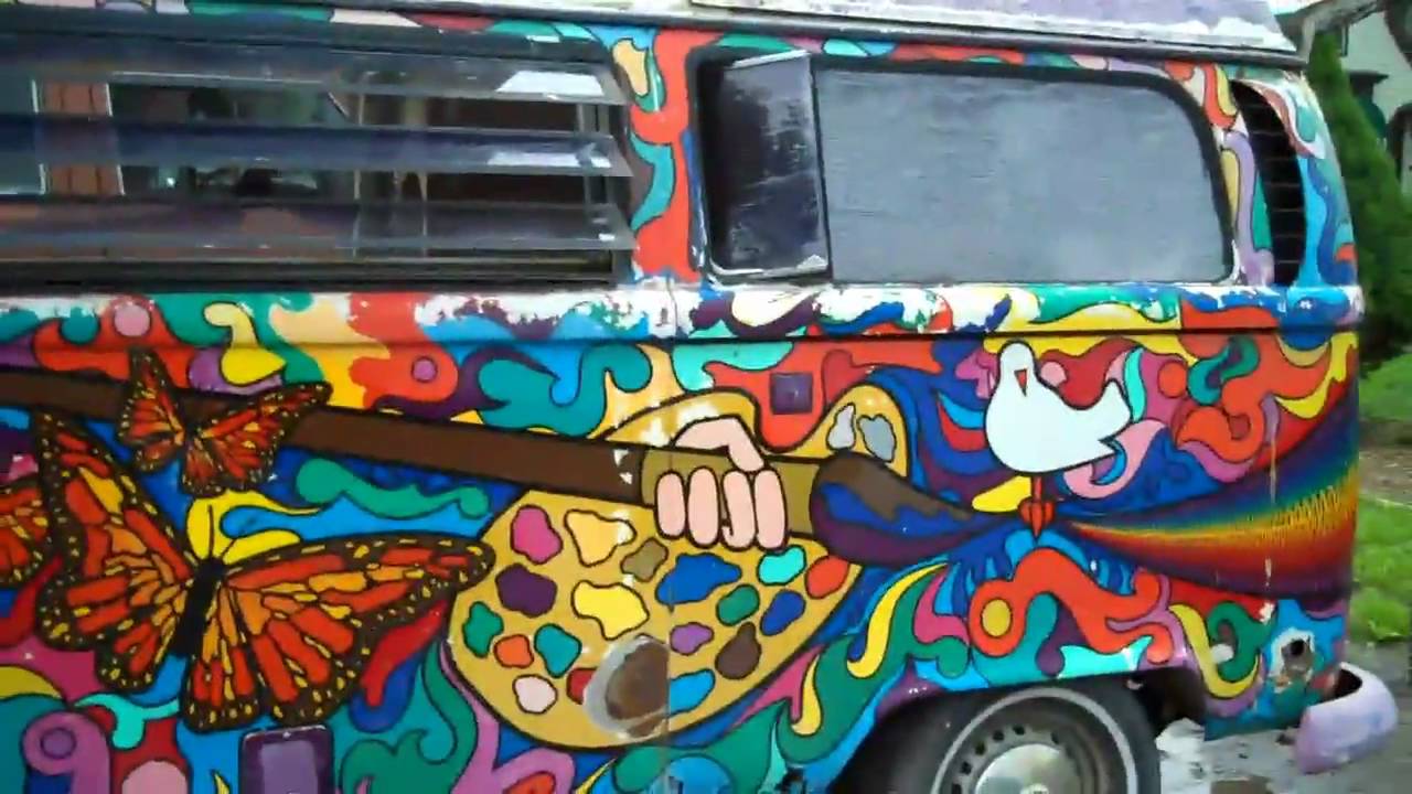 Painted VW Van - YouTube