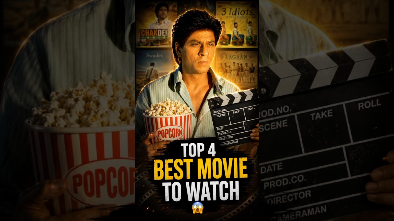 TOP 4 MASTERPIECE MOVIES  #IndianCinema #Swades #3Idiots #Tumbbad #Anand #Shorts #ytshorts