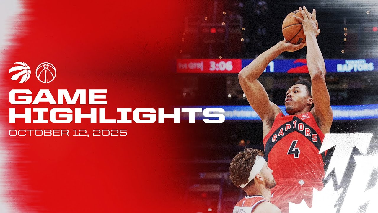 Raptors at Wizards Game Highlights | October 12, 2025