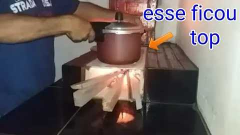 Qual a altura padrão de um fogão a lenha?