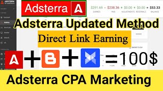 Paid Adsterra Method | NEW Earning Method | Adsterra earning trick | High CPM Trick | Yousuf Tech YT