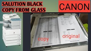 BLACK COPY PRINT | BLACK COPY FROM GLASS | CANON