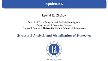 Network Analysis. Lecture12. Epidemics