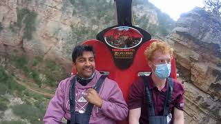 Me on the Terror Dactyl ride at Cave of the Winds