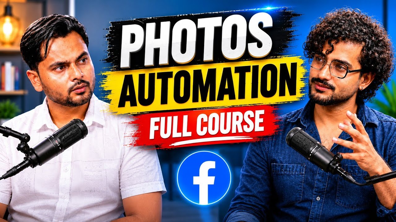 Photos Automation Full Course | Facebook Monetizetion | Dharmesh with Mushir Ahmad |