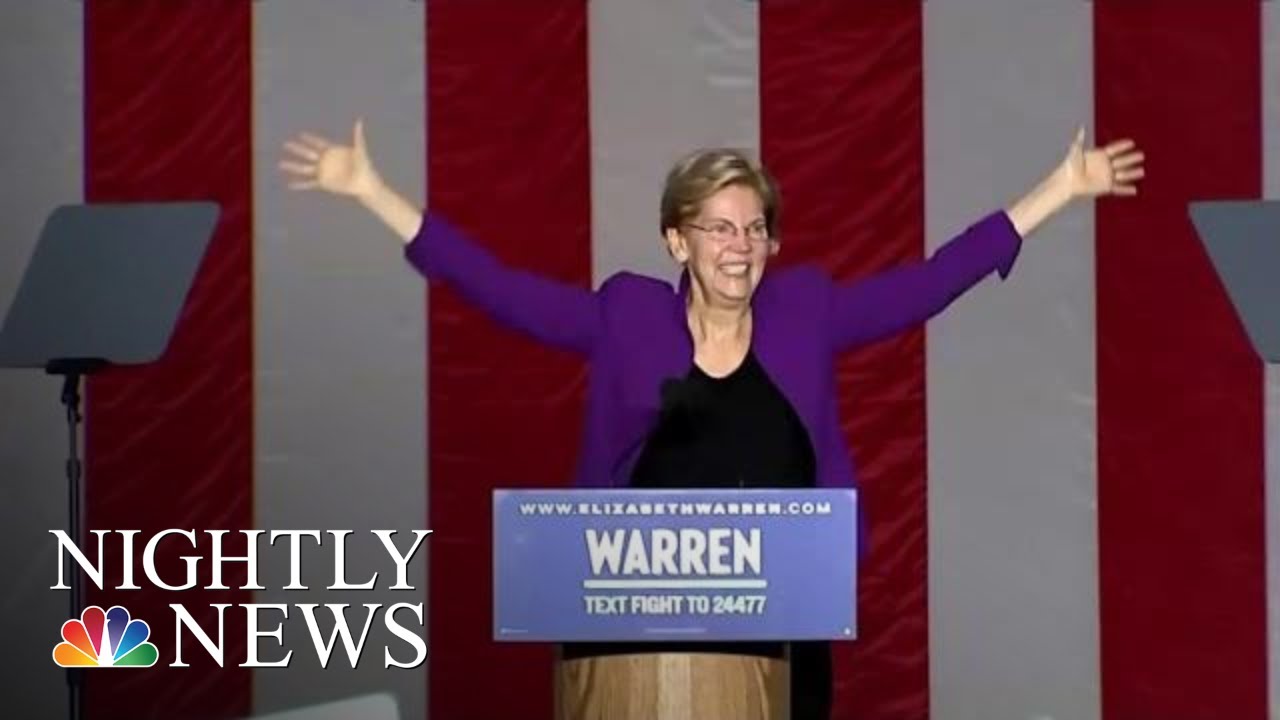Warren Catching Up With Biden As Democratic Race Frontrunner, 4 New Major Polls | NBC Nightly News