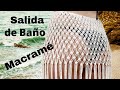 Como hacer una SALIDA DE BAÑO en MACRAMÉ paso a paso / Como hacer tus Tarjetas de PRESENTACIÓN