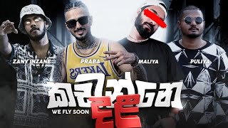 Maliya X Praba X Zany Inzane X Puliya - කඩනන දළ Kadanne Dala We Fly Soon Remix Lyrics Video