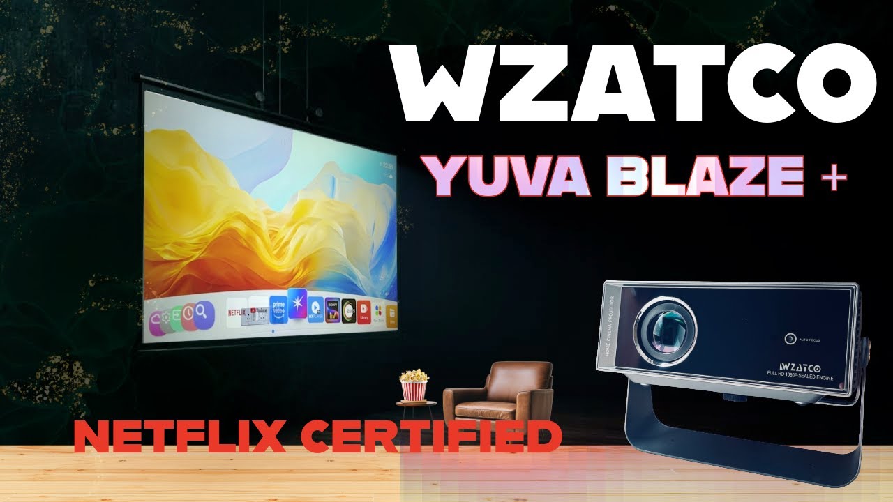 I Turned My Wall Into a Cinema | WZATCO Yuva Blaze Plus Projector Review