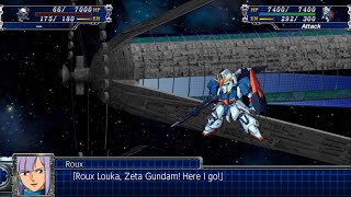 SRW T (4K) : Zeta Gundam All Attacks / Roux Louka screenshot 1