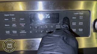 How To Set The Clock On a GE Oven/Range/Stove