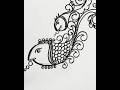 fish art #viral#drawing#easy#fish#artclass#trendingreels#easyartlover#reels