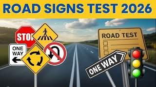 Road Sign Test 2026–DMV Practice Questions & Answers
