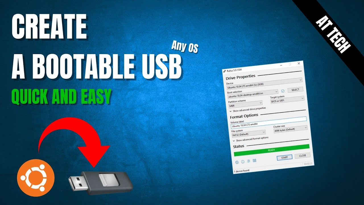 How to burn an ISO file to a USB! | Create a Bootable USB - YouTube