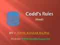 Lec 6:-- Codd's Rules. (hindi)