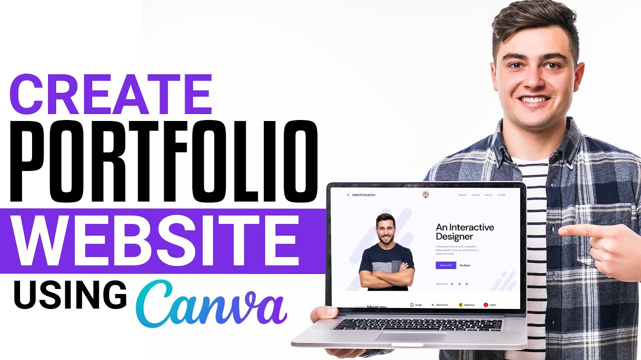 How to Create a Portfolio Website for Free With Canva (2025) - Beginner ...