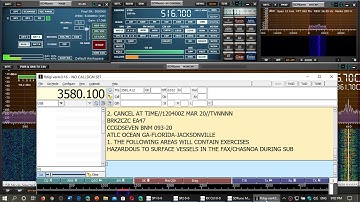 518 kHz Navtex decoding with FLDIGI on SDRplay RSPdx with MLA 30 plus loop antenna
