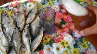 Как я делаю таранку в летнюю жару.