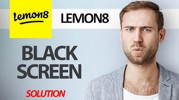 How To Fix Lemon8 App Black Screen Problem | Step By Step