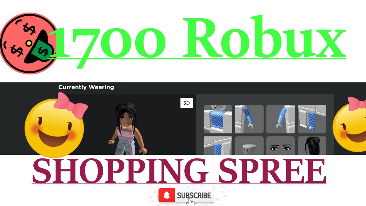 I Got 1700 Robux Roblox Shopping Spree 2020 Shop With Sunnytiesxy Youtube - roblox shopping spree *robux