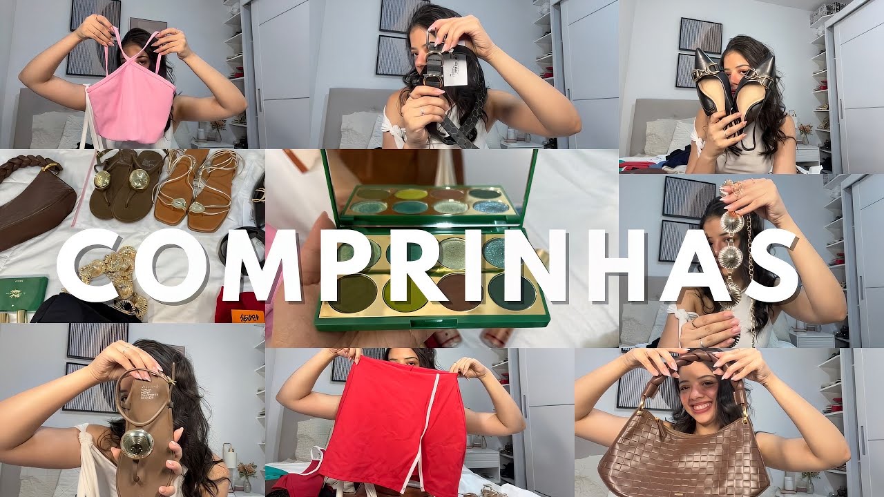 COMPRINHAS DO MÊS! MAKES + LOOKS + BOLSAS + SAPATOS + LOOKS PARA ACADEMIA