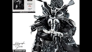 Spawn with Throne Sketch Edition Autograph Series Gold Label 7-Inch Scale Action Figure - Exclusive