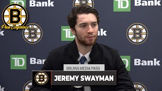 Jeremy Swayman Postgame Interview | BOS vs BUF 11-24